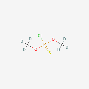 molecular formula C2H6ClO2PS B13432911 Dimethyl Chlorothiophosphate-D6 