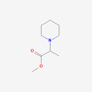molecular formula C9H17NO2 B13432918 Methyl I+/--methyl-1-piperidineacetate CAS No. 1796-28-7