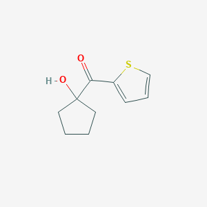 molecular formula C10H12O2S B13432922 (1-Hydroxycyclopentyl)-2-thienylmethanone 