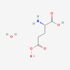 molecular formula C5H8KNO4· H2O<br>C5H10KNO5 B1343293 Monopotassium L-glutamate monohydrate CAS No. 6382-01-0