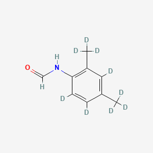 molecular formula C9H11NO B13432968 N-(2,4-Dimethylphenyl)formamide-d9 