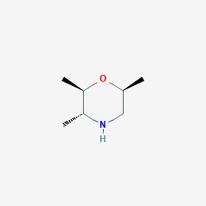 molecular formula C7H15NO B13432985 (2R,3R,6S)-2,3,6-Trimethylmorpholine 