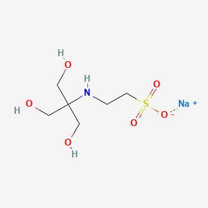 molecular formula C6H14NNaO6S B1343301 Sodium 2-((1,3-dihydroxy-2-(hydroxymethyl)propan-2-yl)amino)ethanesulfonate CAS No. 70331-82-7