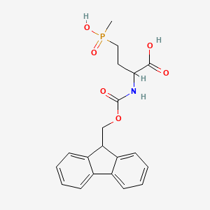molecular formula C20H22NO6P B13433027 Glufosinate-FMOC 