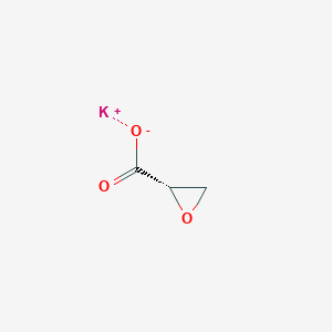 molecular formula C3H3KO3 B1343303 potassium (S)-oxirane-2-carboxylate CAS No. 82079-45-6