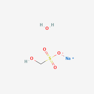 molecular formula CH5NaO5S B1343307 Sodium hydroxymethanesulfonate monohydrate CAS No. 63148-74-3