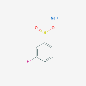 molecular formula C6H4FNaO2S B1343309 Sodium 3-fluorobenzenesulfinate CAS No. 935447-39-5