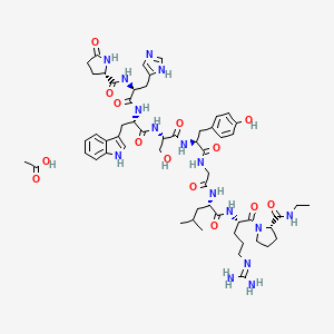 molecular formula C57H80N16O14 B1343310 Fertirelin Acetate CAS No. 66002-66-2