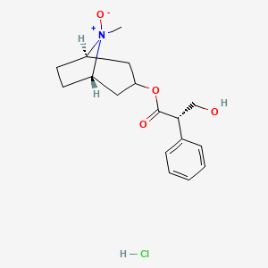 molecular formula C17H24ClNO4 B13433143 Hyoscyamine N-Oxide Hydrochloride 