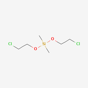 molecular formula C6H14Cl2O2Si B13433155 Bis(2-chloroethoxy)dimethylsilane CAS No. 18141-42-9
