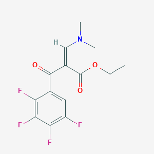 molecular formula C14H13F4NO3 B13433158 Levofloxacin Impurity 18 