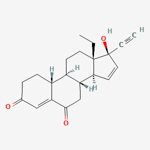 molecular formula C21H24O3 B13433195 6-Keto-gestodene CAS No. 2143949-52-2