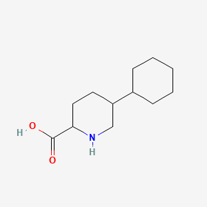 molecular formula C12H21NO2 B13433304 5-Cyclohexyl-2-piperidinecarboxylic Acid 