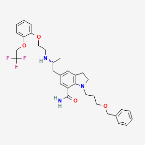 molecular formula C32H38F3N3O4 B13433314 Benzyl Silodosin CAS No. 175870-40-3