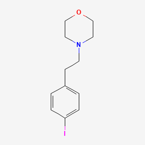 B1343335 4-[2-(4-Iodophenyl)ethyl]morpholine CAS No. 100839-46-1