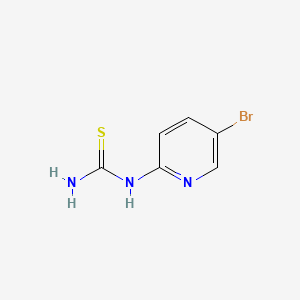 molecular formula C6H6BrN3S B1343338 1-(5-溴吡啶-2-基)硫脲 CAS No. 31430-38-3