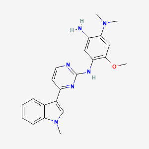 molecular formula C22H24N6O B13433400 N'-Desacryloyl N-Desdimethylaminoethyl-N-methyl Osimertinib 