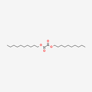 molecular formula C22H42O4 B13433438 Didecyl Oxalate CAS No. 20441-64-9