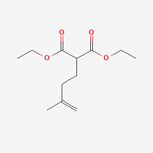 molecular formula C12H20O4 B13433477 Diethyl 2-(3-methylbut-3-enyl)propanedioate 