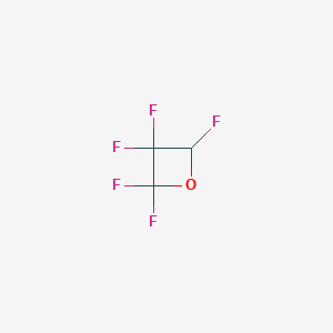 molecular formula C3HF5O B13433528 2,2,3,3,4-Pentafluorooxetane 