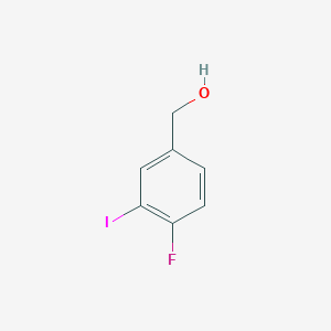 molecular formula C7H6FIO B1343354 (4-Fluoro-3-iodophenyl)methanol CAS No. 227609-87-2