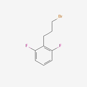 molecular formula C9H9BrF2 B1343356 2-(3-溴丙基)-1,3-二氟苯 CAS No. 401939-94-4