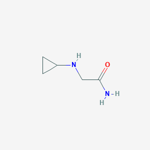 molecular formula C5H10N2O B1343361 2-(Cyclopropylamino)acetamide CAS No. 1016674-92-2