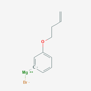 molecular formula C10H11BrMgO B13433665 Magnesium;but-3-enoxybenzene;bromide 