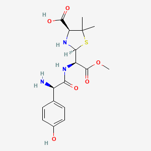 molecular formula C17H23N3O6S B13433672 Amoxicillin Open Ring Methyl Ester 