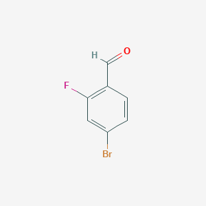 molecular formula C7H4BrFO B134337 4-Bromo-2-fluorobenzaldehyde CAS No. 57848-46-1