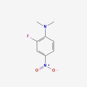 molecular formula C8H9FN2O2 B1343372 2-fluoro-N,N-dimethyl-4-nitroaniline CAS No. 65739-04-0