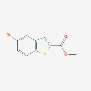molecular formula C10H7BrO2S B134338 5-溴-1-苯并噻吩-2-甲酸甲酯 CAS No. 7312-11-0