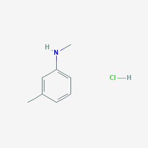 molecular formula C8H12ClN B13433994 N,3-dimethylaniline hydrochloride 