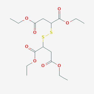molecular formula C16H26O8S2 B13434115 Tetraethyl Dithiodisuccinate (TDDS) 
