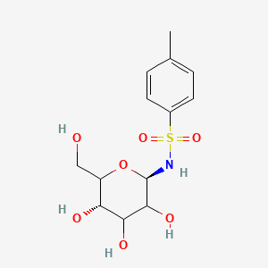 molecular formula C13H19NO7S B13434125 N-beta-D-glucopyranosyl-4-methyl-Benzenesulfonamide 