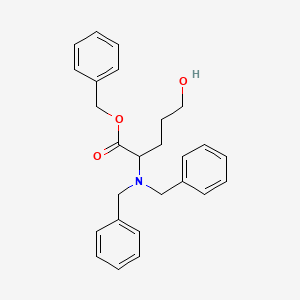 molecular formula C26H29NO3 B13434189 Benzyl 2-(dibenzylamino)-5-hydroxypentanoate 