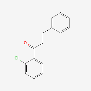 molecular formula C15H13ClO B1343419 2'-Chloro-3-phenylpropiophenone CAS No. 898764-45-9