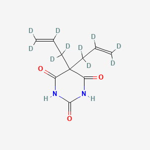 molecular formula C10H12N2O3 B13434265 Allobarbital-d10 