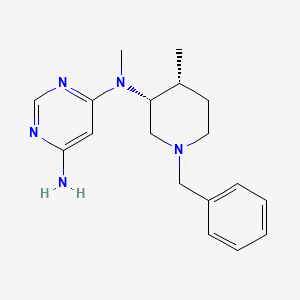 molecular formula C18H25N5 B13434273 N4-Methyl Piperidinyl-4,6-pyrimidinediamine 