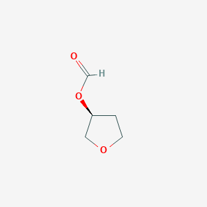molecular formula C5H8O3 B13434349 (S)-(+)-Tetrahydro-3-furanyl Formate 