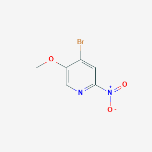 molecular formula C6H5BrN2O3 B13434476 4-Bromo-5-methoxy-2-nitropyridine 