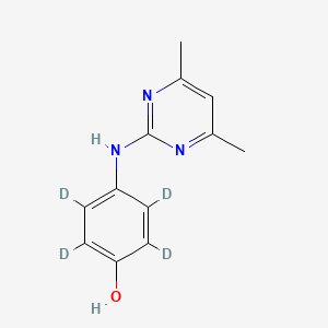 molecular formula C12H13N3O B13434478 4'-Hydroxy Pyrimethanil-d4 