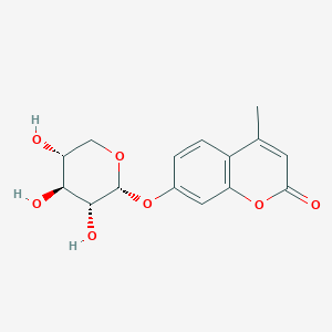 molecular formula C15H16O7 B13434489 4-Methylumbelliferyl alpha-d-xylopyranoside 