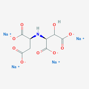molecular formula C8H7NNa4O9 B13434493 tetrasodium;(2S)-2-[[(1S)-1,2-dicarboxylatoethyl]amino]-3-hydroxybutanedioate CAS No. 190195-65-4