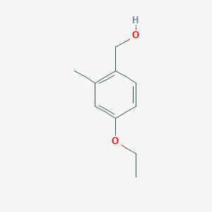 molecular formula C10H14O2 B1343452 (4-Ethoxy-2-methylphenyl)methanol CAS No. 1254062-61-7