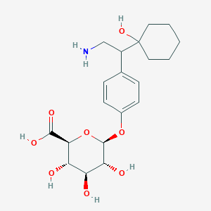 molecular formula C20H29NO8 B13434522 rac N,N-Didesmethyl-O-desmethyl Venlafaxine Glucuronide 