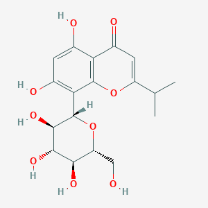 molecular formula C18H22O9 B13434596 8-Glucosyl-5,7-dihydroxy-2-isopropylchromone 
