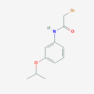 molecular formula C11H14BrNO2 B1343461 2-Bromo-N-(3-isopropoxyphenyl)acetamide CAS No. 918408-65-8