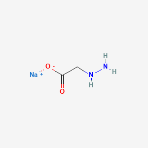 B1343470 Sodium hydrazinoacetate CAS No. 94107-53-6