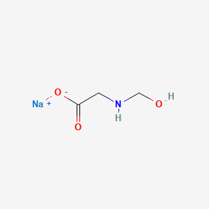 B1343472 Sodium 2-((hydroxymethyl)amino)acetate CAS No. 70161-44-3